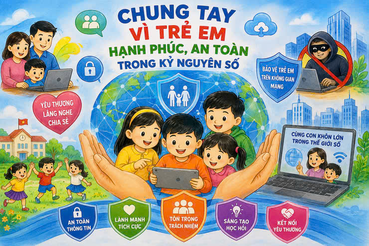 KỶ NGUYÊN SỐ: CƠ HỘI LỚN KÈM THÁCH THỨC LỚN CHO TRẺ EM