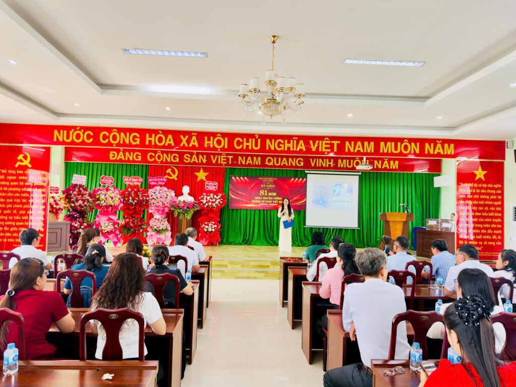 SỞ TƯ PHÁP KỶ NIỆM 81 NĂM NGÀY TRUYỀN THỐNG NGÀNH TƯ PHÁP VIỆT NAM